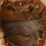 Nylon Jacquard Logo Drawstring Tote Sesamo