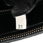 Saffiano Medium Galleria Double Zip Tote Black