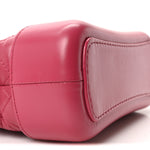Aged Calfskin Quilted Small Gabrielle Hobo Fuchsia