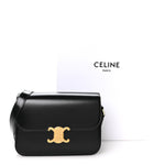 Shiny Calfskin Medium Triomphe Black
