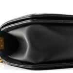 Lambskin Quilted Medium Boy Flap Black