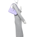 Smooth Calfskin TB Shoulder Bag Soft Violet