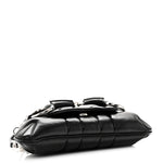 Nappa Vertical Matelasse Small Maxi Horsebit Chain Shoulder Bag Black
