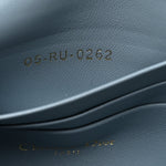 Lambskin Macrocannage Mini Dior Caro Bag Cloud Blue