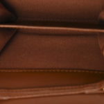 Lambskin Quilted Studded CC Clutch With Chain Brown