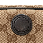 Monogram Flap Messenger Bag Beige Dark Brown