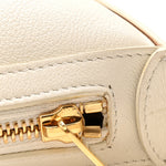 Supple Calfskin Cuir Triomphe Heloise Shoulder Bag White