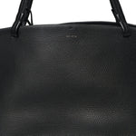 Grained Calfskin Park Tote Three Black