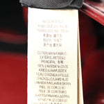 Lambskin Whipstitch Medium Tote Burgundy