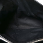 Calfskin Y Quilted Monogram Large Loulou Chain Satchel Black