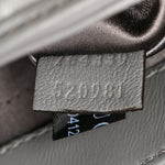 Nappa Vertical Matelasse Small Maxi Horsebit Chain Shoulder Bag Gray