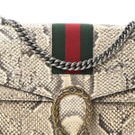 Snakeskin Web Medium Dionysus Shoulder Bag Natural