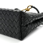 Nappa Intrecciato Small Andiamo Shoulder Bag Black