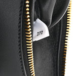 Soft Calfskin Mini Arque Shoulder Bag Black