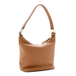 Vitello Daino Soft Mini Shoulder Bag Caramel