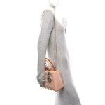 Patent Cannage Medium Lady Dior Rose Clair
