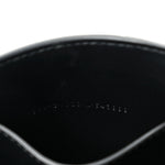 Semi Matte Soft Textured Calfskin Downtown Shoulder Bag Black