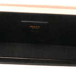 Vitello Fluffy Logo Horizontal Box Crossbody Bag Rosa Quarzo Black