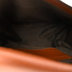 Grained Calfskin Small Marcie Saddle Bag Tan