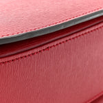 Shangai Calfskin Small Classic Bamboo Top Handle Bag Romantic Cerise