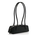 Shiny Goatskin Small Le Teckel Bag Black