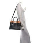Calfskin Monogram On My Side MM Black
