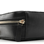 Lambskin Quilted CC Pearl Crush Camera Case Black