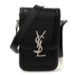 Smooth Calfskin Mini Solferino Satchel Black