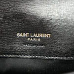 Grained Calfskin Monogram Phone Holder Crossbody Black