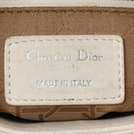 Lambskin Cannage Mini Lady Dior White