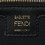 Nappa FF 1974 Embossed Baguette Black