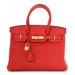 Togo Birkin 30 Rouge Tomate