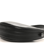 Soft Calfskin Arque Shoulder Bag Black