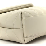 Calfskin Y Quilted Monogram Toy Loulou Crossbody Bag Crema Soft