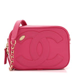 Lambskin CC Mania Camera Case Pink