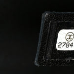Calfskin Stitched Covered CC Camera Case Bag Black