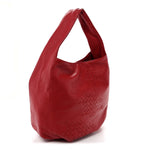 Nappa Intrecciato Patchwork Hobo Red