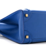 Smooth Calfskin Micro Luggage Royal Blue