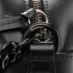 Calfskin Matelasse Monochrome Small GG Marmont Chain Shoulder Bag Black