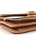 Dollar Calfskin Small Interlocking G Shoulder Bag Camelia