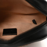 Calfskin Matelasse Mini GG Marmont Chain Shoulder Bag Black