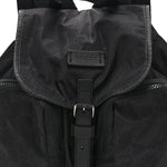 Nylon Monogram Medium Light Single Buckle Backpack Black
