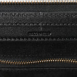 Supple Shiny Lambskin Little New Luggage Black
