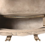 Calfskin Macrocannage Small Diorcamp Messenger Sand