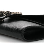 Dollar Calfskin Web Small Dionysus Crossbody Bag Black