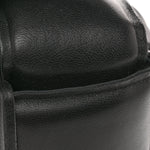 Paper Calfskin Maxi Intreccio Padded Cassette Crossbody Bag Black