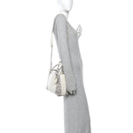 Niloticus Crocodile Himalaya Medium Lady Dior Latte