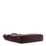 Lambskin Quilted Maxi Icare Shopping Tote  Rouge Cabernet
