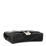 Denim BB Monogram Hourglass Chain Bag Black