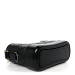 Aged Calfskin Quilted Small Gabrielle Hobo Black